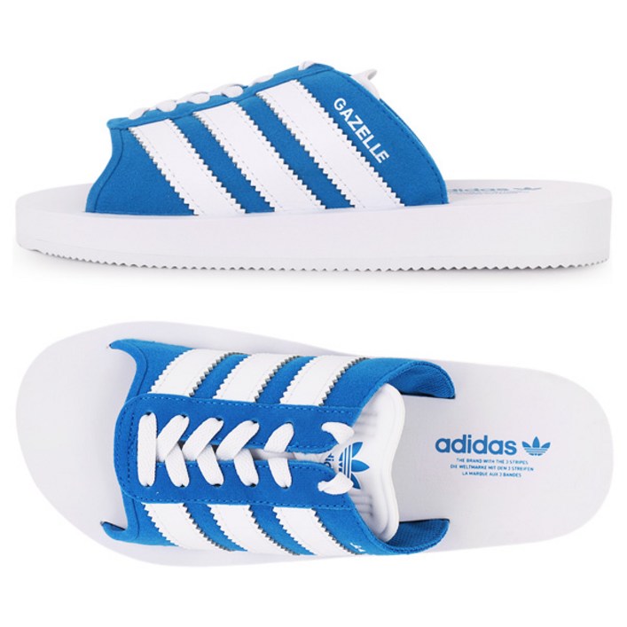 아디다스 오리지널 가젤 비치 슬라이드 슬리퍼 JQ7425
