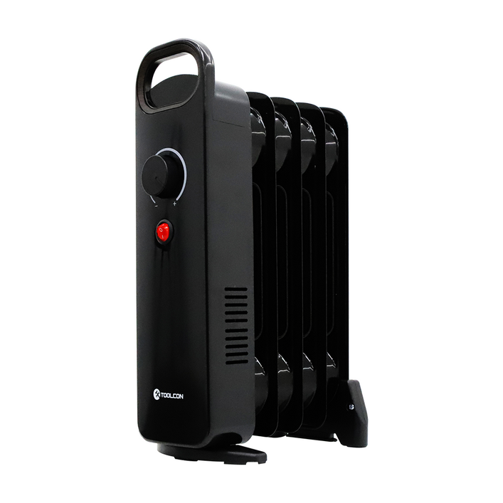 툴콘 라디에이터 캠핑난로 사무실 미니난로 500W 히터 TORMINI, 1개, 본품배터리없음, 블랙