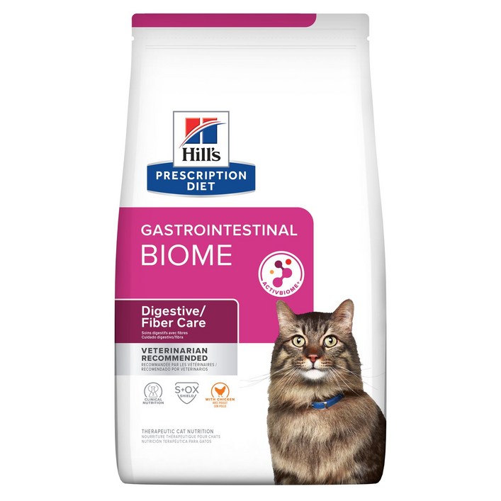 힐스 캣 GI바이옴(가스트로인테스티널 biome) 1.81kg 고양이 소화기, 변비, 설사 처방사료(리뉴얼진행중), 1.81kg, 1개, 닭고기+쌀