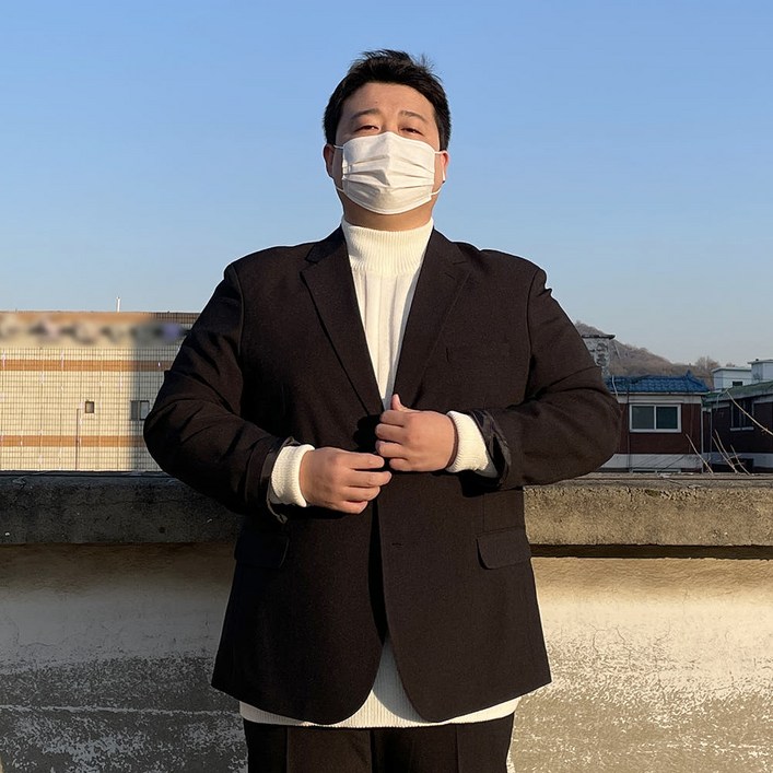 빅사이즈 남성의류 XL6XL 정장수트 자켓 정장바지 세트 결혼식정장