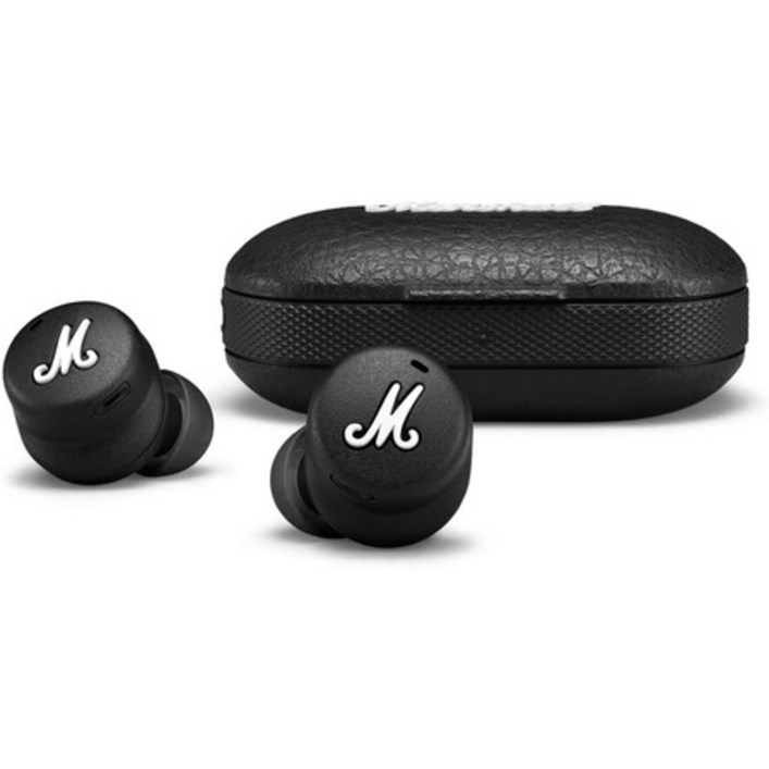 일본직발송 2. MARSHALL 완전 무선 이어폰 MODE Ⅱ APTX 대응QI 충전 대응통화 대응 블랙국내 정규품 B08