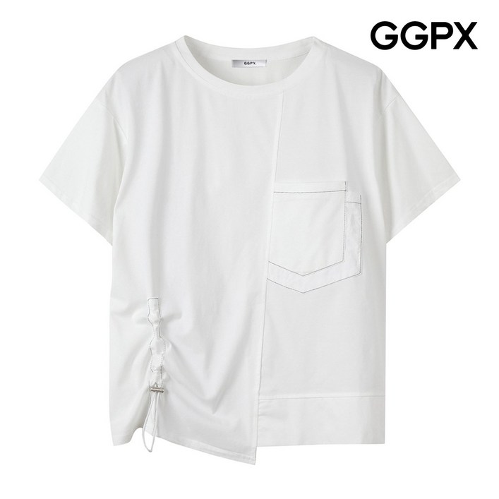 GGPX 스트링 스티치 포켓 반팔 티셔츠 GP5TS040F