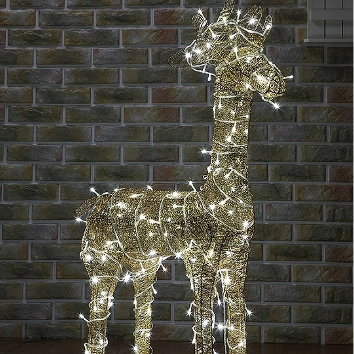 크리스마스 인테리어 X69 1m 대형사슴트리조명 LED 루돌프트리