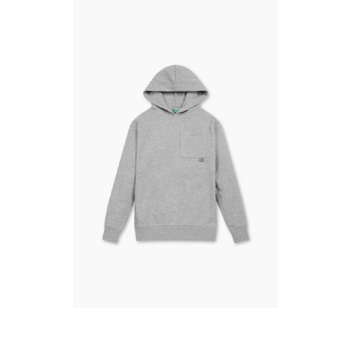 AK플라자 베네통 키즈 3NBMC205AMG포켓 후드 맨투맨