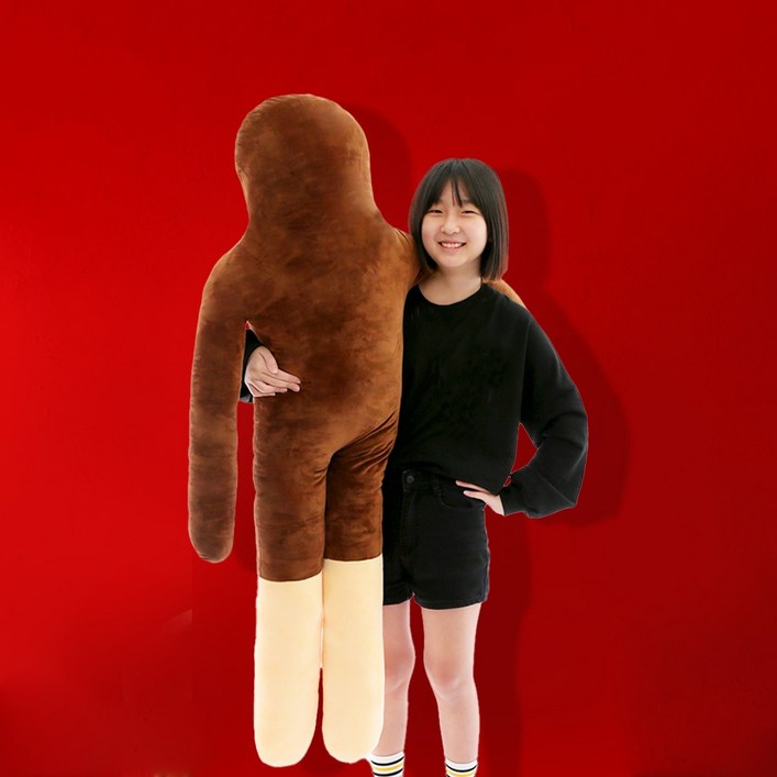 빼빼로인형 꿀잠속으로 진격의 초코샘 바디필로우 150cm (3종택1)