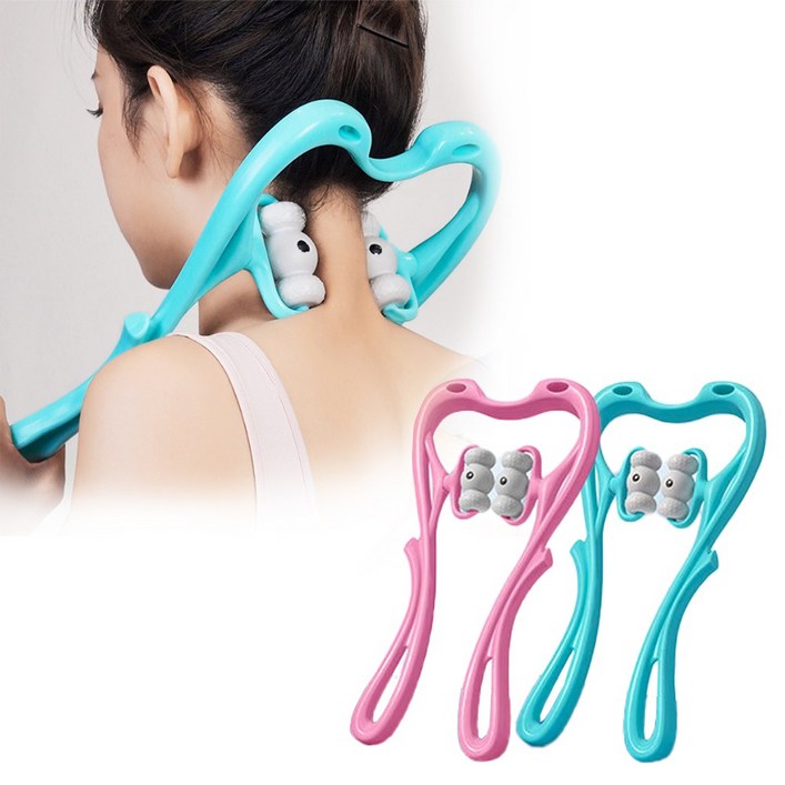 주무르 시원 넥 6볼 목마사지기 승모근 경추 안마기 지압기