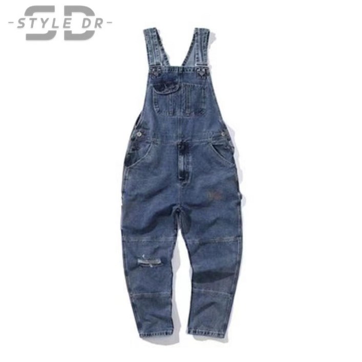 스타일닥터 남자 오버핏 멜빵바지 작업복 워크웨어 패션 점프수트