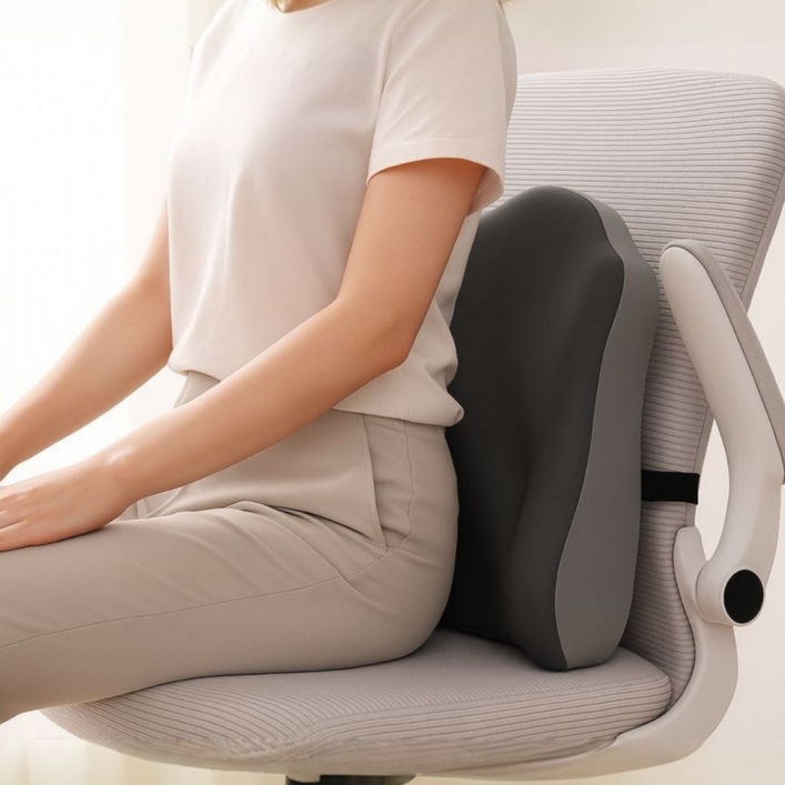 파인더룸 메모리폼 사무실 바른자세 의자 등받이 허리 쿠션