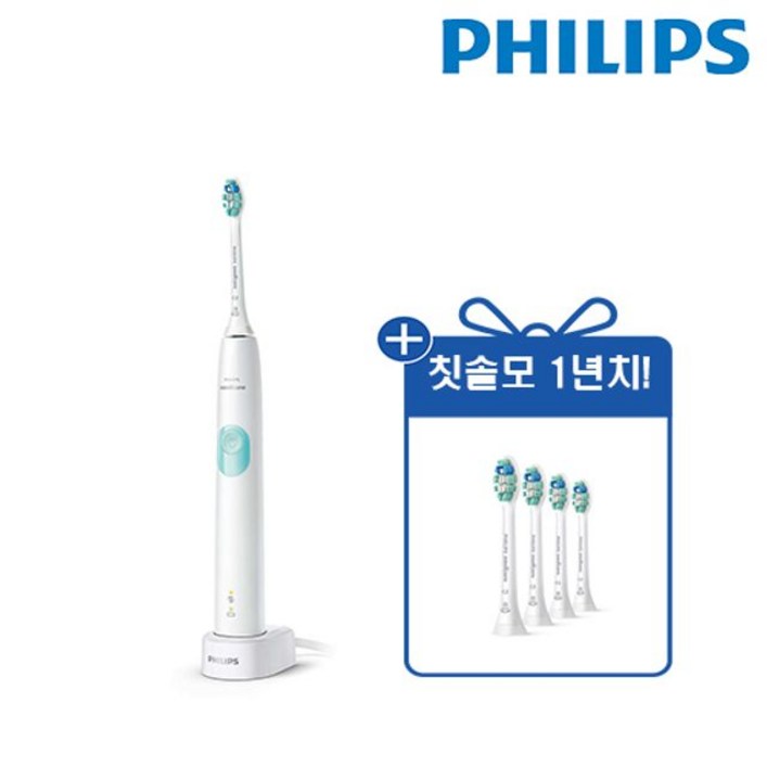 필립스 필립스 소닉케어 음파칫솔 프로텍티브클린 1.0 싱글 HX680706칫솔모 1년치HX9024