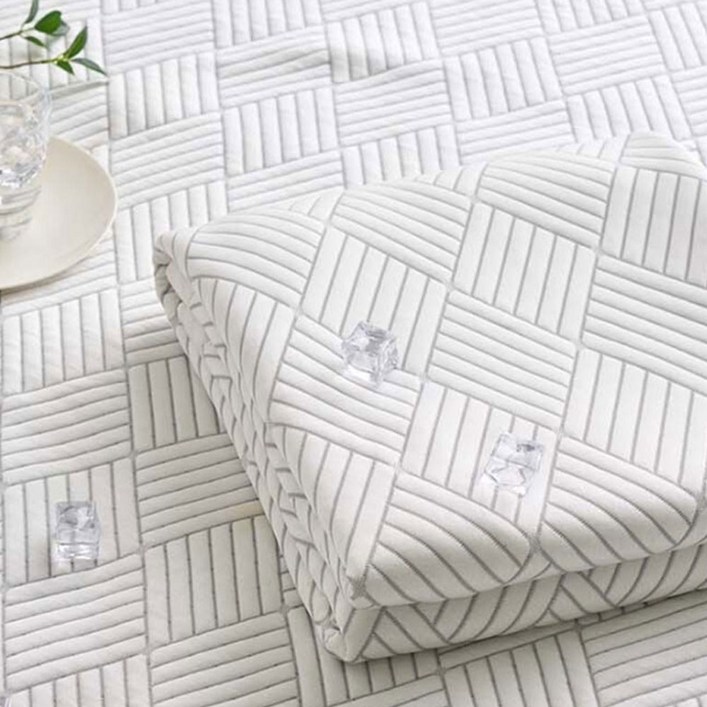 25년제조 (국산)100% 듀라론 쿨 냉감 패드/ 휴비스 정품 원단 쿨매트 여름 아이스 침대 패드