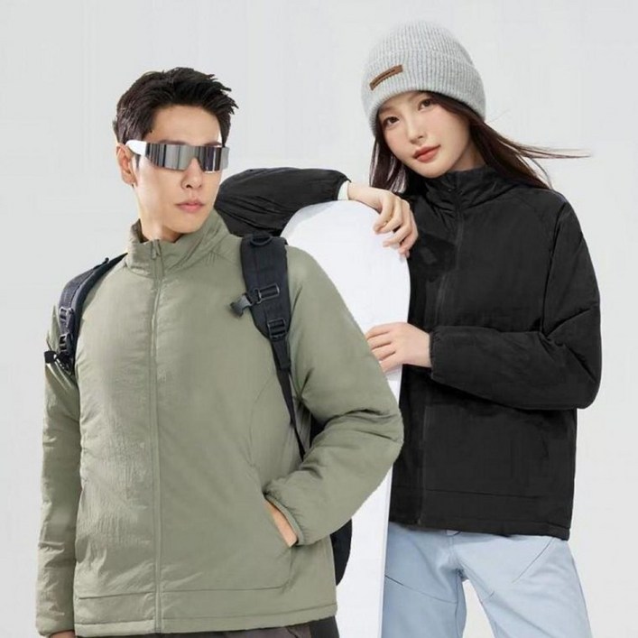 윈드브레이커 겨울점퍼 캐주얼패딩 가벼운패딩 초경량 겨울코디 양모자켓 남자 숏패딩 숏 클라우드자켓 짧