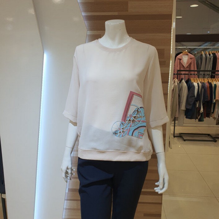 엠씨라운드프린트티셔츠C32B087 1411887