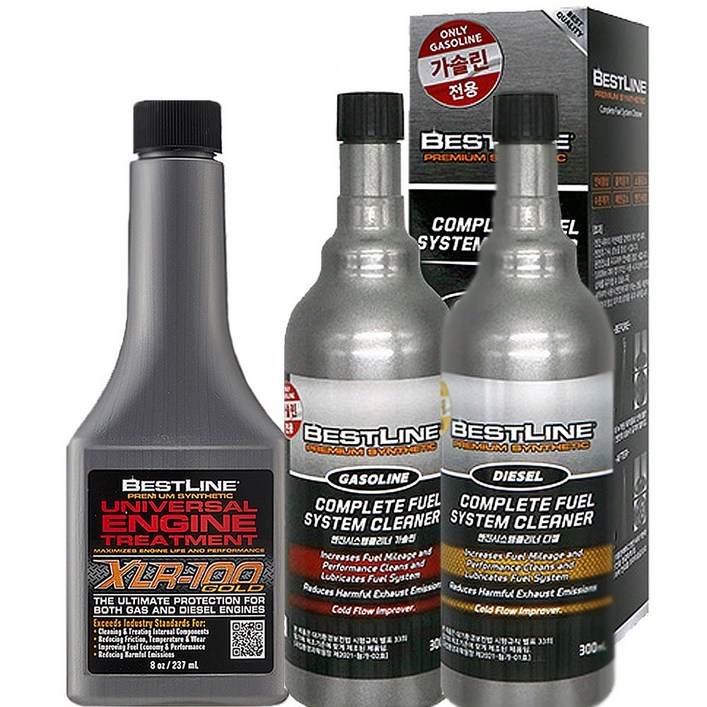 미리내티씨 베스트라인 엔진코팅제 237ml 연료첨가제 디젤 가솔린 엔진보호제 소음감소 출력향상 테핏소음, 1세트, 가솔린휘발유