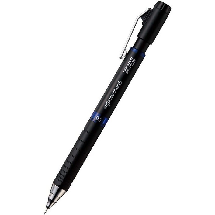 코쿠요 샤프 펜 연필 샤프 TypeMx 금속 그립 0.7mm 블루 PS-P502B-1P コクヨ シャープペン 鉛筆シャープ TypeMx 金属グリップ 0.7mm 青 PS-P502B-1P, 상세페이지 참조
