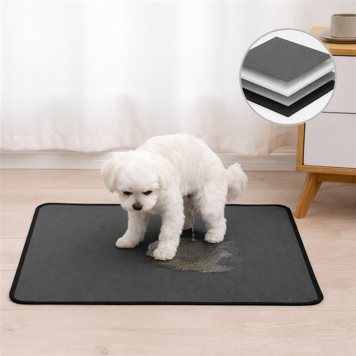 호담즈 빨아쓰는 논슬립 배변패드, 1개, 그레이