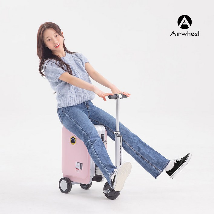 한국총판Airwheel 에어휠 전동캐리어 블랙핑크실버캐리어, 핑크, SE3S 한국총판Airwheel 에어휠 전동캐리어 블랙핑크실버캐리어, 핑크, SE3S