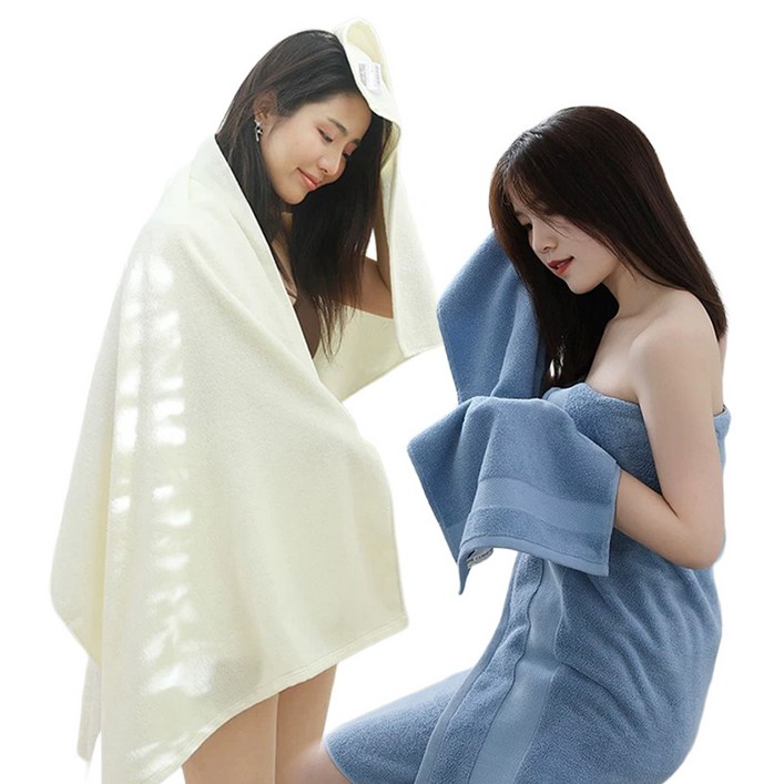 2장세트 워더미 소프트 대형수건 호텔 목욕수건 바스타올 비치타올 C3007