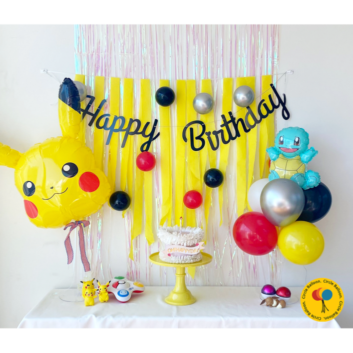포켓몬스터 피카츄 V2 노랑풍선 스트리머 생일풍선 파티풍선 가랜드 - 쇼핑앤샵