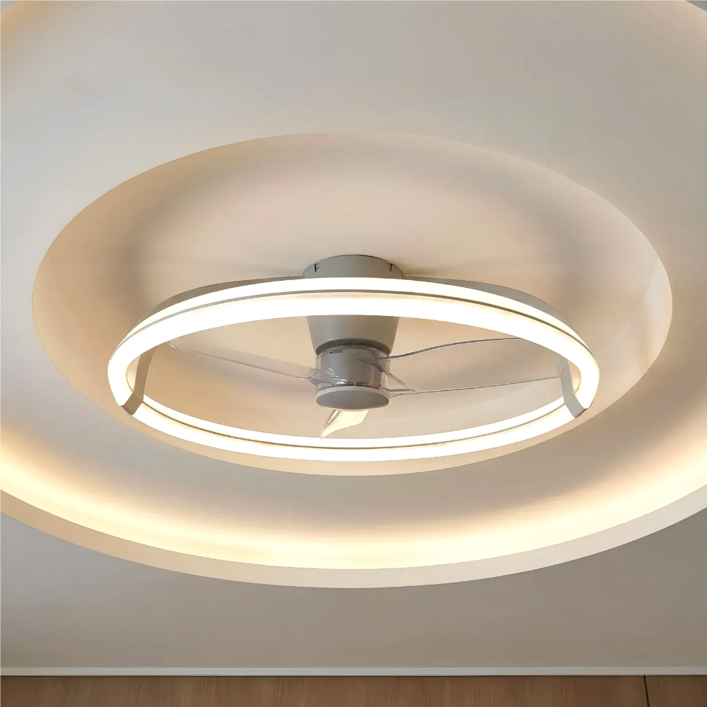 모야무 윈드에어 실링팬 조명 방등, 화이트