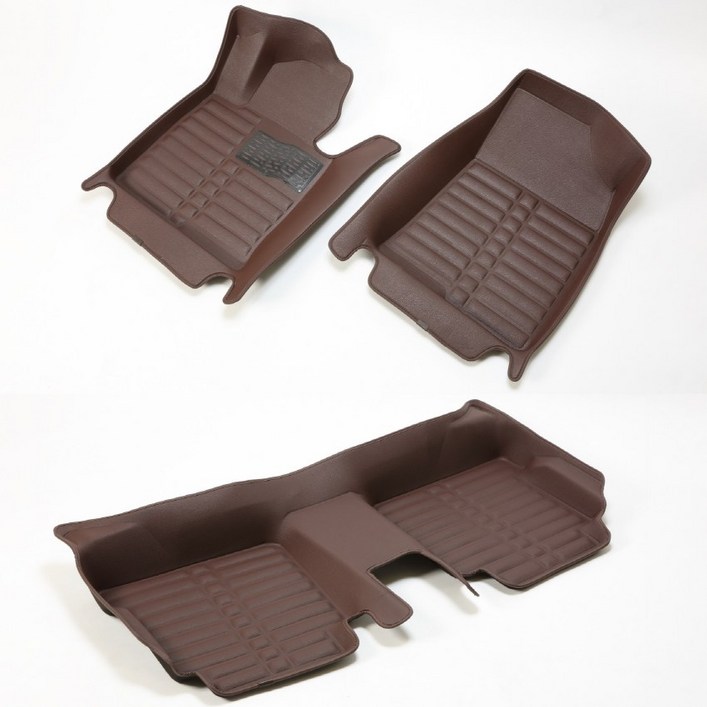 몬스터매트 5D매트 가죽코일카매트 브라운, 쉐보레 알페온20112015