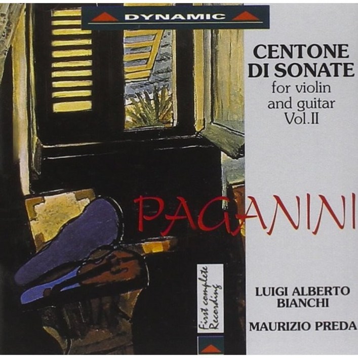 CD Luigi Alberto Bianchi 파가니니 바이올린과 기타를 위한 소나타 2집 Paganini Centone di Sonate for v...
