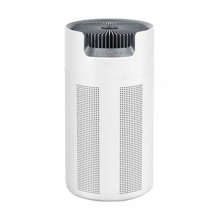 컴팩트홈 타워형 공기청정기 저소음 UV살균 헤파필터 12평형, 화이트, 에코맘스