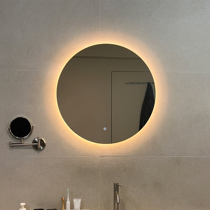 에브리윅 붙이는 욕실 led 거울 간접조명 대형
