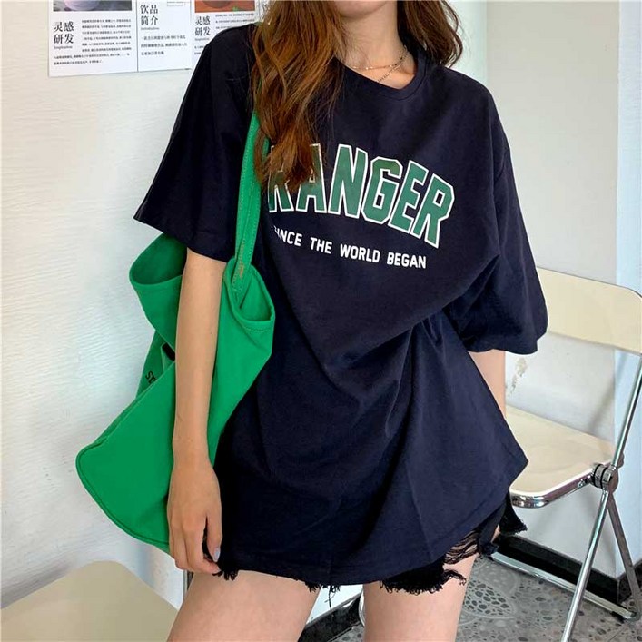 소비르 여성 오버핏 루즈핏 빅사이즈 반팔티 반팔 티셔츠