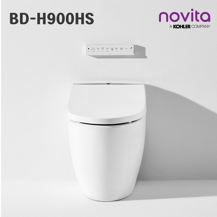 노비타 살균 프리미엄 자동 물내림 방수비데 BD-H900HS (뉴트럴 실버)