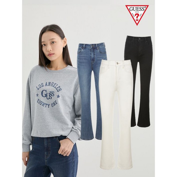 게스 여성 부츠컷 데님 3종 택 1