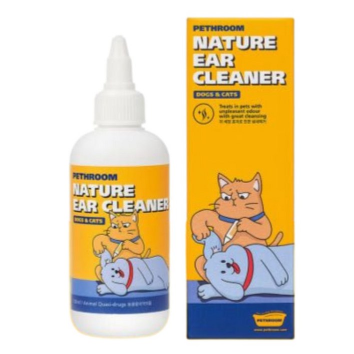 페스룸 네이처 이어 클리너 강아지 고양이 귀세정제 귀청소 귓병 예방