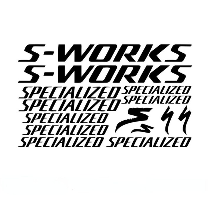 맞춤형 자동차 스타일링 자전거 프레임 스티커, S-WORKS 오토바이 바디, 방수 및 자외선 차단 비닐 데칼