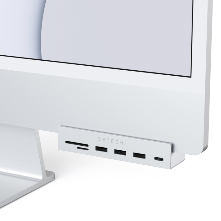 사테치 USB C타입 6in1 24인치 아이맥 클램프 멀티 허브