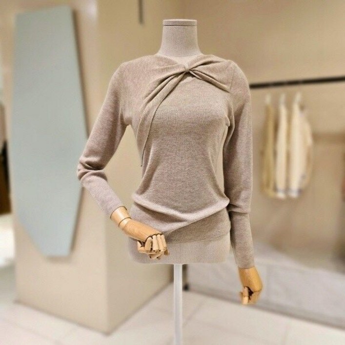 데스틸오픈 꼬임 라운드 니트D2513SW0312 742244