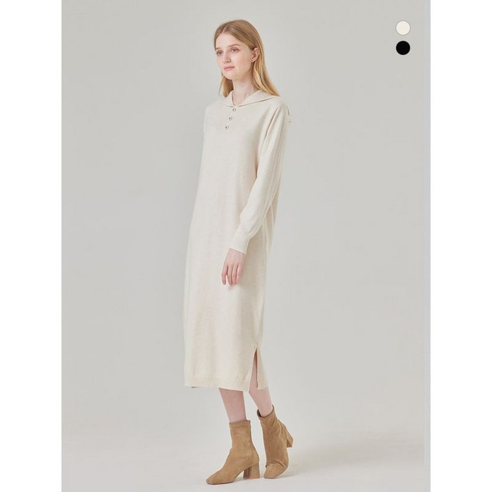 매긴 세라 카라 니트 원피스 M3W2OP3001