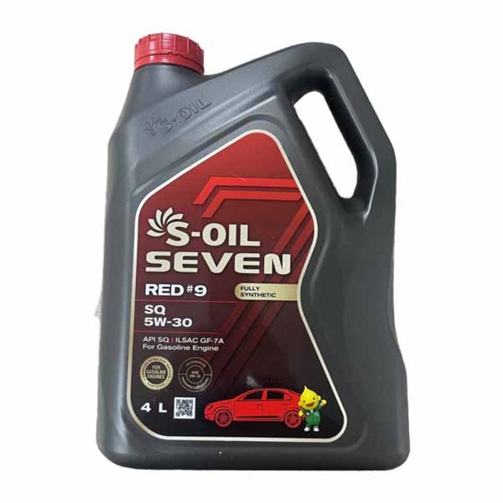 에스오일 세븐레드 9 SQ 5W30 4L 가솔린 엔진오일