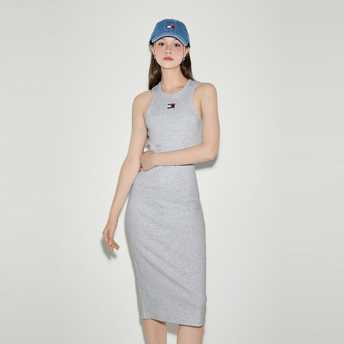 타미힐피거 립 뱃지 레이서 원피스 (T32E6WOP02TWT2PJ4)