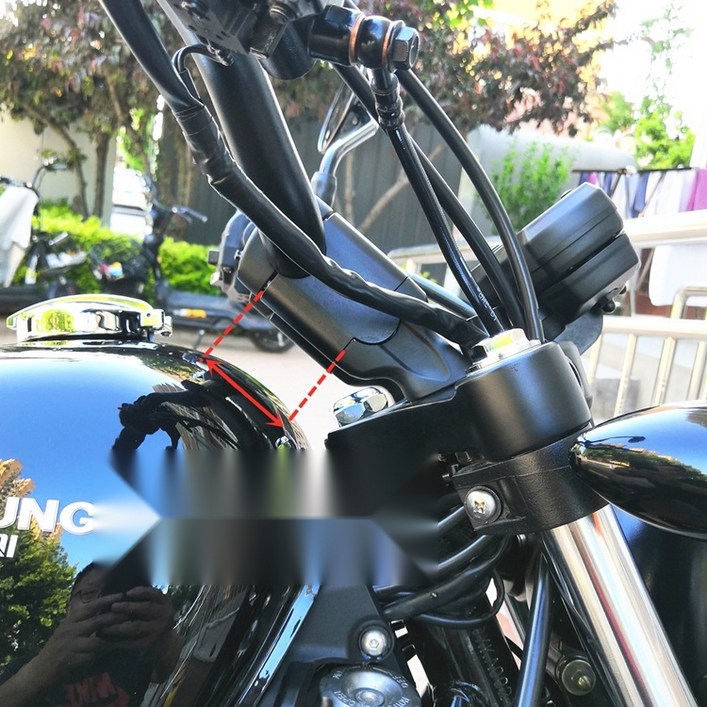 GV300S 아퀼라300 핸들튜닝 키높이 핸들 라이저