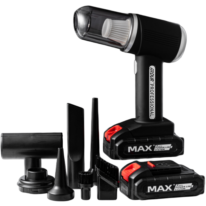 듀로텍 강력 무선 핸디 차량용 청소기, 세트상품 (배터리 2개)