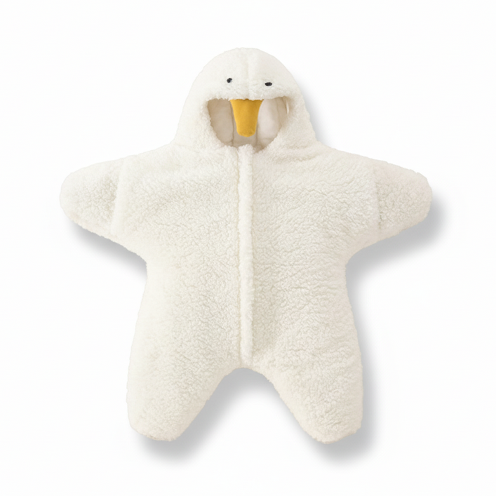 오리 아기우주복 신생아겨울우주복 돌아기우주복