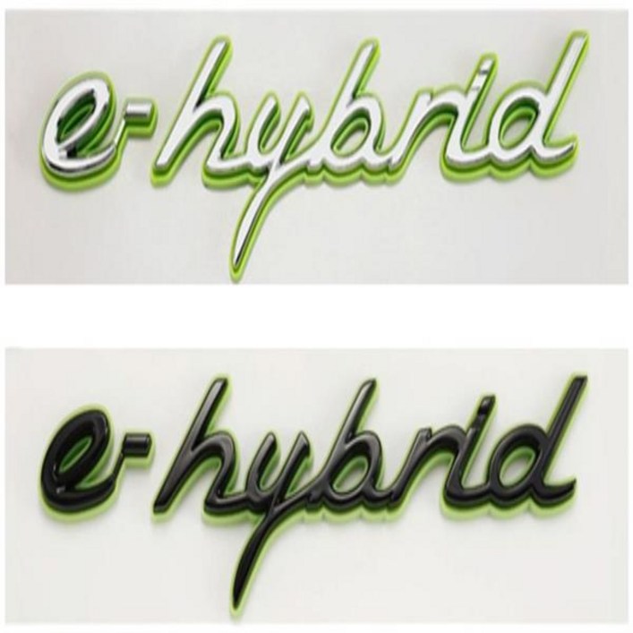 [모터스파이] 포르쉐 호환 하이브리드 전차종 모음 투톤 레터링 트렁크 휀다 엠블럼 터보 4 S, e하이브리드실버