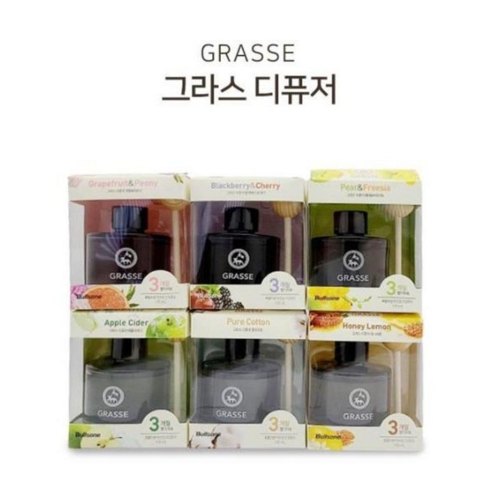 불스원 프리미엄 그라스 차량용 디퓨저, 애플사이다, 2개