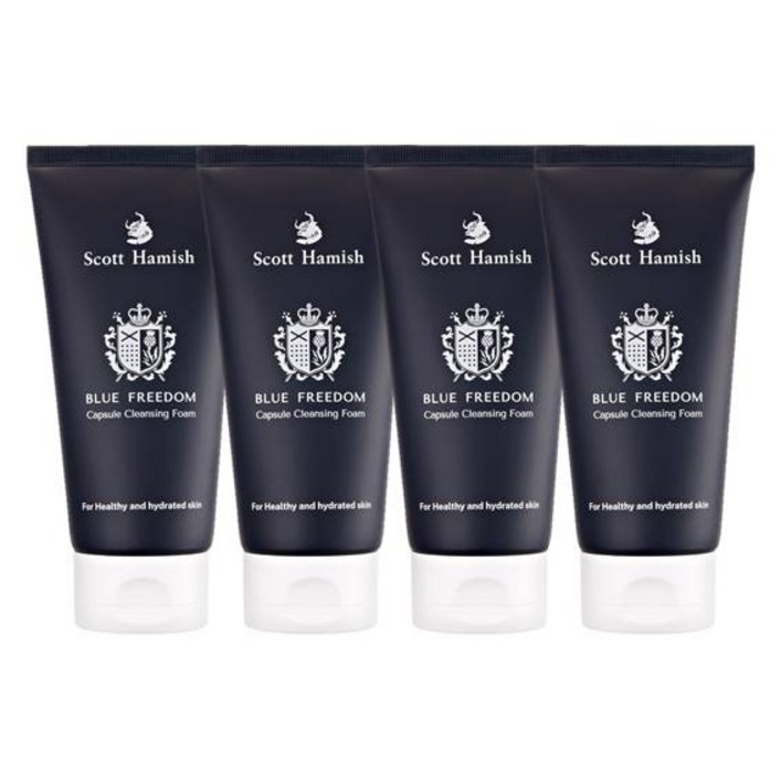 스콧해미쉬 블루 프리덤 캡슐 클렌징폼, 4개, 150ml