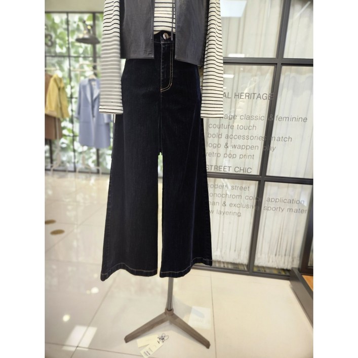 듀엘 DEWE 벨벳 와이드 팬츠 L254PSA435 NC일산