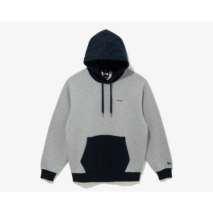[국내매장판] 뉴에라 커플티 후드티 남녀공용 박스핏 오리지네이터스 컬러 블록 후드