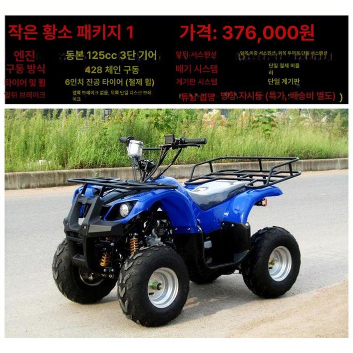 사륜 바이크 네발 오토바이 4발 영일마켓 레저