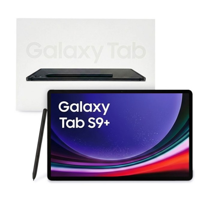 [단기사용 풀박스패키지] 갤럭시탭S9+ WIFI 256G+S펜 포함, 베이지, 256GB, Wi-Fi