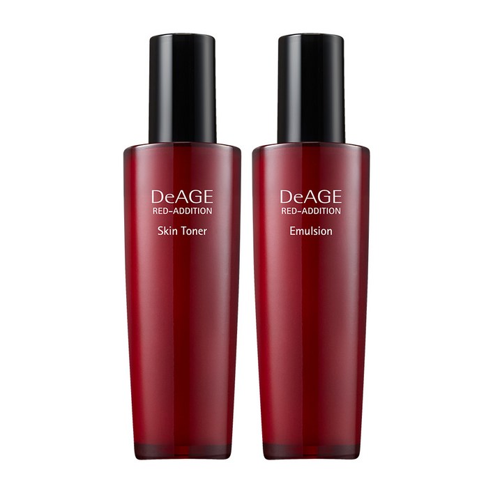 참존 디에이지 레드 에디션 2종 기초세트 스킨 120ml + 에멀전 120ml 단품, 1세트