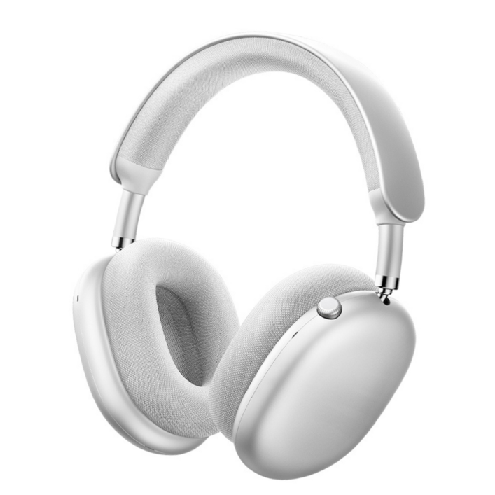 Picun 노이즈 캔슬링 공간 오디오 유무선 겸용 블루투스 헤드셋 F8pro, 실버