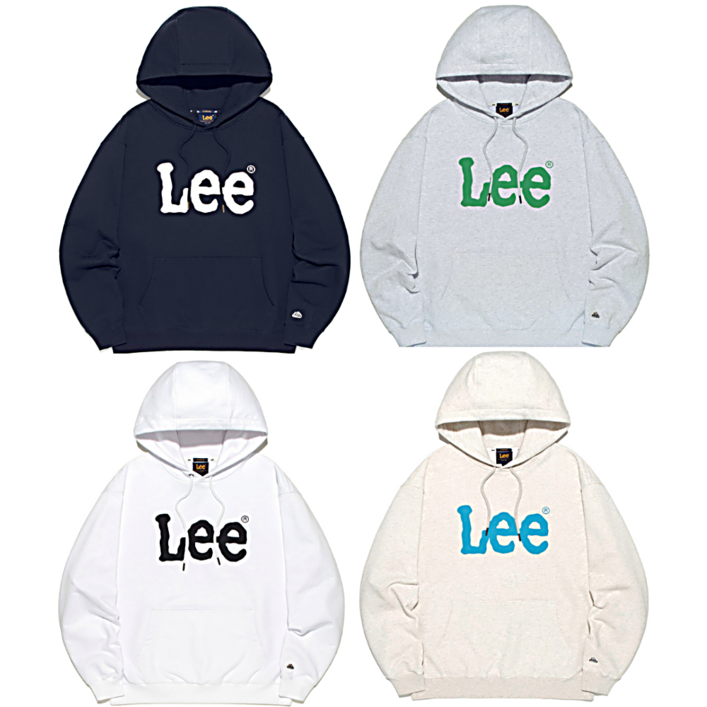 국내매장판 리 빅 트위치 로고 후드 긴팔 티셔츠 LEE LE2501HD01